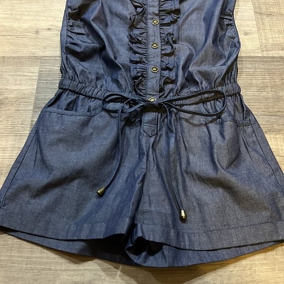 4 for $20 Hot & Delicious denim strapless romper size M - Picture 3 of 6